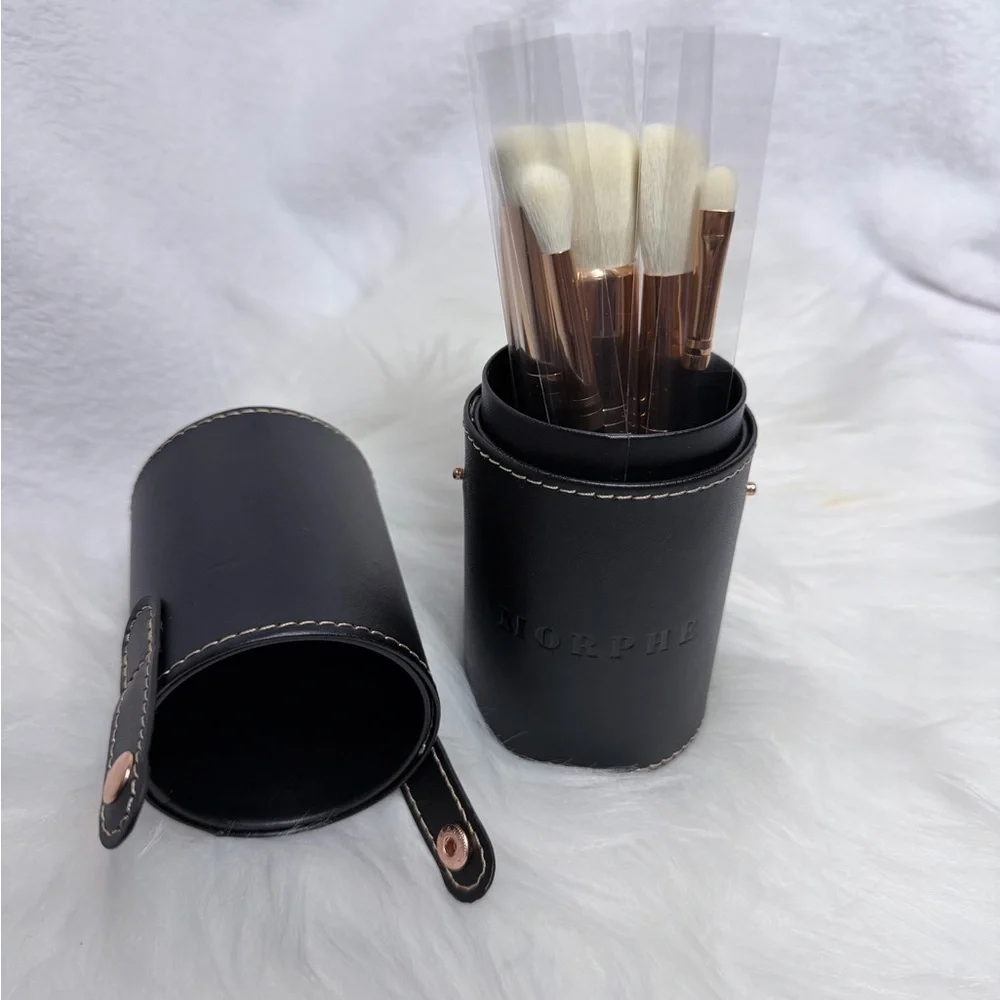 🖌️Morphe Black and Rose Gold Brush Collection